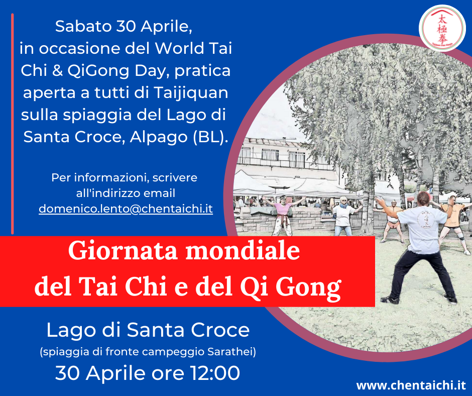 World Tai Chi Day: 30 Aprile ore 12:00 - Lago di Santa Croce, Alpago (BL)